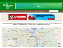 Tablet Screenshot of kiev-maps.com